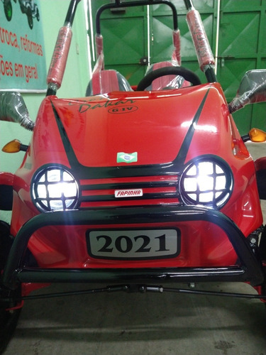 Míni Buggy Cross Dakar Vermelho Completo Top De Linha !