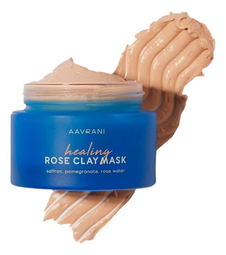 Aavrani Mascarilla Curativa De Arcilla Rosa Con Arcilla Rosa