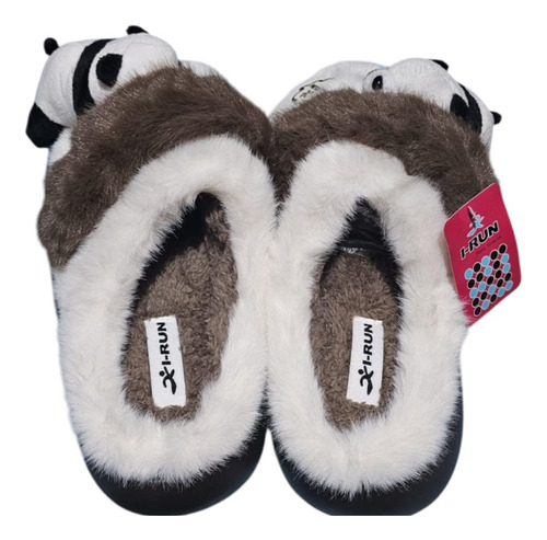Pantufla Juvenil Pelo Sintetico Confort