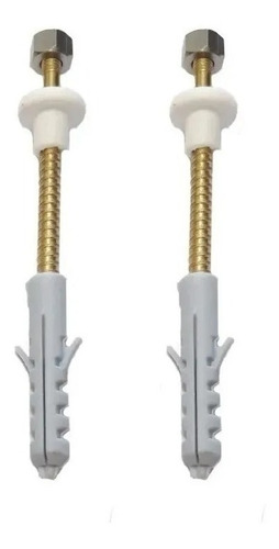 Imagen 1 de 10 de Tornillos Fijación Lateral Para Bidet Inodoro Universal