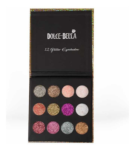 Paleta De Glitter 12 Tonos Dolce Bella