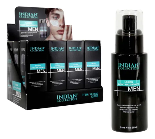 Loción Facial Para Hombre Con Ácido Hialurónico 50 Ml