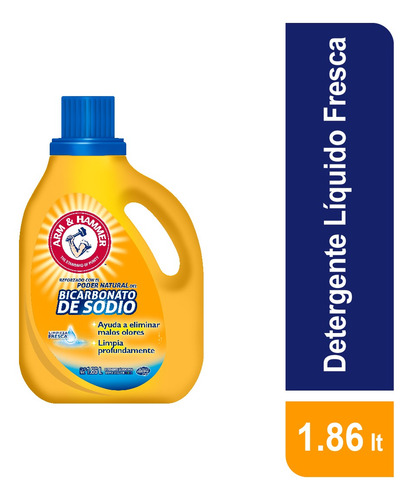 Imagen 1 de 1 de Detergente Líquido Fresca 1.86lt Arm & Hammer