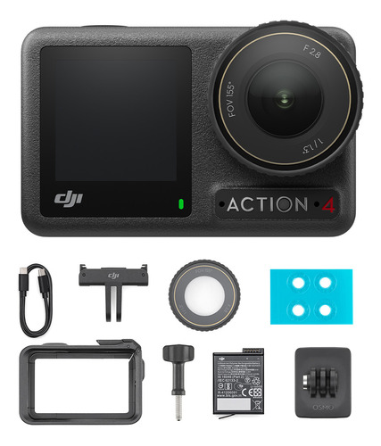 Câmera fotográfica de vídeo Dji Osmo Action 4 Standard Combo Action, cor preta