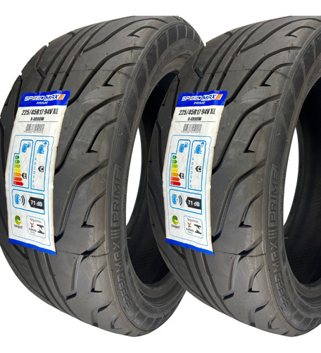 Kit 02 Pneus 225/45r17 94v Xarrow Pista Semi Slick