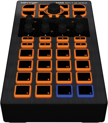 Behringer Cmd Dc-1 Controlador Midi Dj 16 Botones Traktor Color Negro