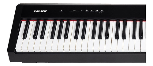 Piano Digital Nux Npk-10 88 Teclas Acción Martillo Negro Cuo