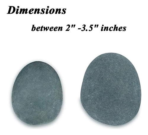 Bulk Craft River Rocks, 70 Piedras Extremadamente Lisas Par.