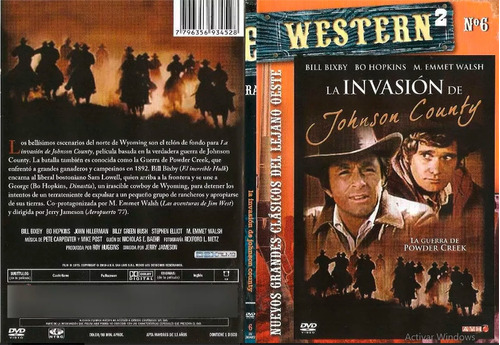 Dvd Western La Invasión De Johnson County Nuevo Y Cerrado