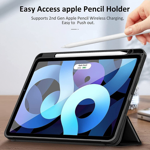 Funda Para iPad 10.9 Air 4 / 5 Magnetica Trifold Y Slot
