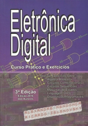 Imagem 1 de 2 de Livro Eletrônica Digital: Curso Prático E Exerc. Capa Dura