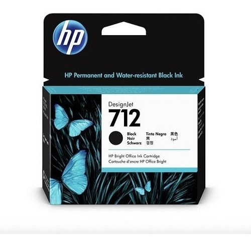 Cartucho Hp 712 Negro Original 3ed70a