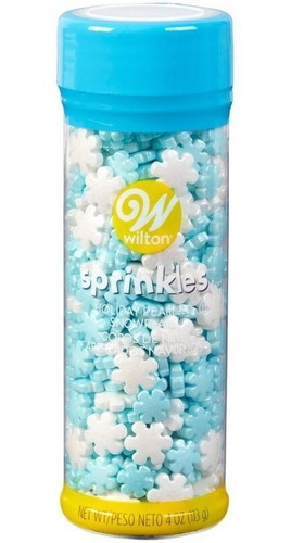Gragea Sprinkles Copos De Nieve X 113g - Wilton