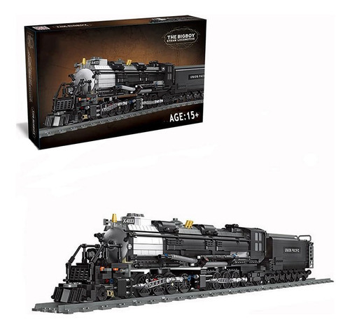 Godiytoppy Bigboy Kit De Construcción De Tren A Vapor Y