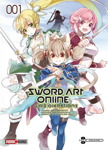 Sword Art Online Girls Operation, De Reki Kawahara., Vol. 1. Editorial Panini, Tapa Blanda En Español, 2019