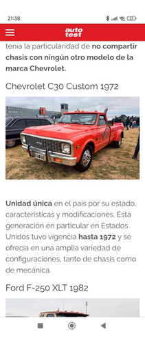 Pick Up Chevrolet C30 Americana Dually Unica
