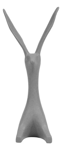 Figura Decorativa Conejo Dandy Grande Gris