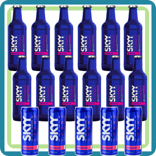 48 Botellas Vodkaskyy Cosmo 275ml+12 Latas 375ml De Regalo