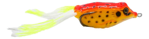 Isca Artificial Para Pesca Sapinho Sapo Frog Rã 5cm-8g Deyu Cor Laranja-vermelho