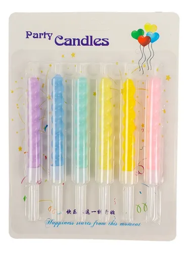 comprar Set De Velas Tornasol Color Pastel