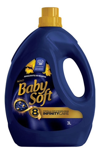 Amaciante Baby Soft Infinity Care em galão 3 L