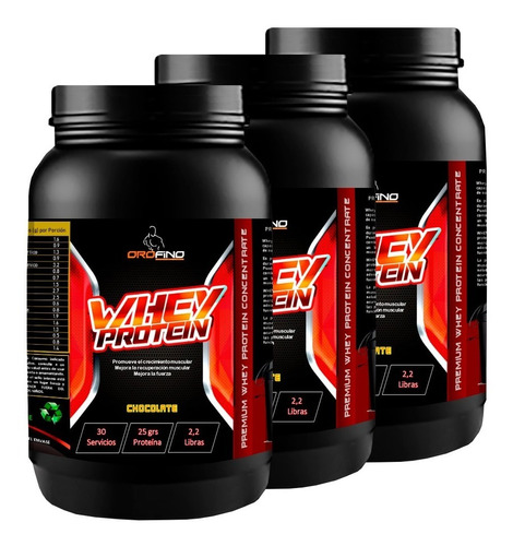 Pack 3 Kg. Whey Protein Orofino - Envío Gratis A Todo Chile