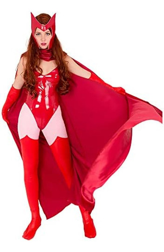 2024 C Traje De Cosplay De Heroína For Mujer Con Capa Y