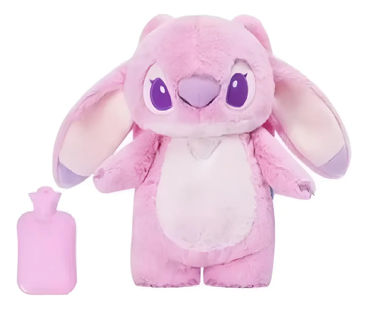 Bolsa de Agua Caliente Swancooyu para Cólicos con Funda de Algodón Rosa