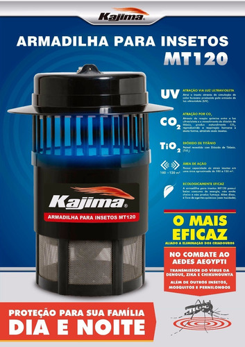 Armadilha Contra Insetos 110v - Fatal Conta Mosquito Dengue