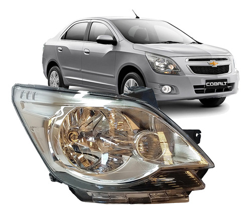 Farol Direito Cromado Cobalt 2015 Chevrolet