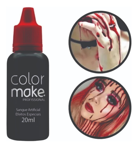 Kit Zumbi Maquiagem Artística Colormake Efeitos Especiais