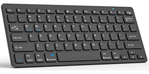 Hzd Teclado Bluetooth Para iPad, Teclado Inalambrico Recarga