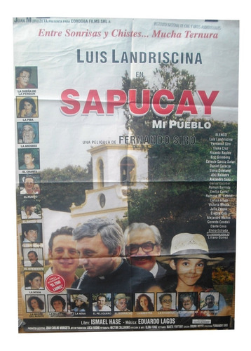 Afiche Original De La Película Sapucay Mi Pueblo Landriscina