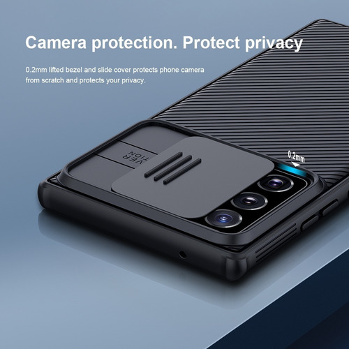 Imagen 3 de 5 de Samsung Galaxy Note 20 Ultra Carcasa Slim Nillkin Camshield