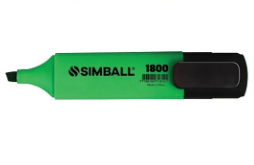  Resaltador Simball 1800 Verde Fluorescente