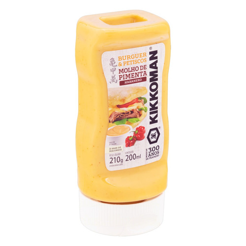 Imagem 3 de 4 de Molho de pimenta habanero Kikkoman em squeeze 210 g