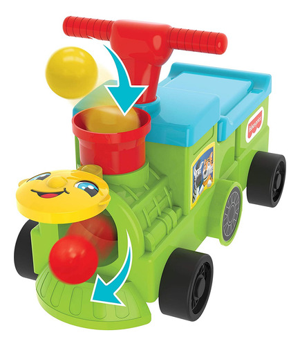 Fisher-price Ride On Para Niños Y Bebés Tootin Train Ride-on
