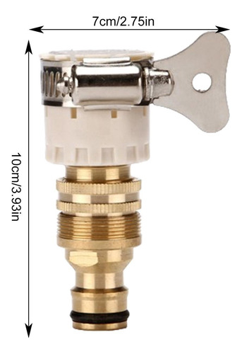 Conector De Grifo Metálico Para Cocina, Conector De Grifo Me