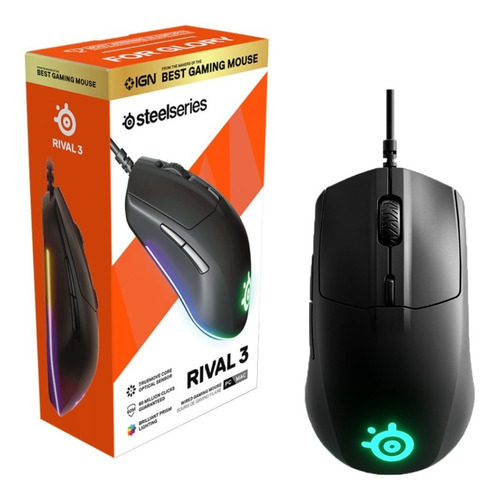 Mouse Gaming Steelseries Rival 3 Rgb