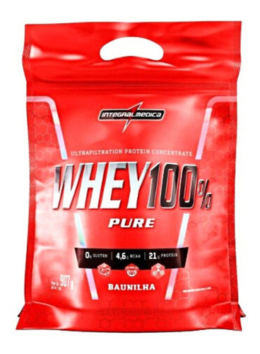 Imagem 1 de 7 de Whey Protein 100% Pure Proteínas Chocolate 907g