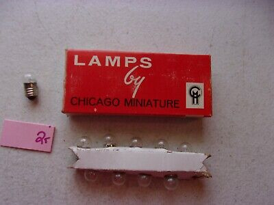 Lot Of 10 New In Box Chicago Miniature Lamps 131 Wik131 Cl