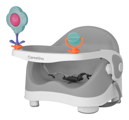 Carestino Booster SL003-NV silla de comer bebé doble altura color gris