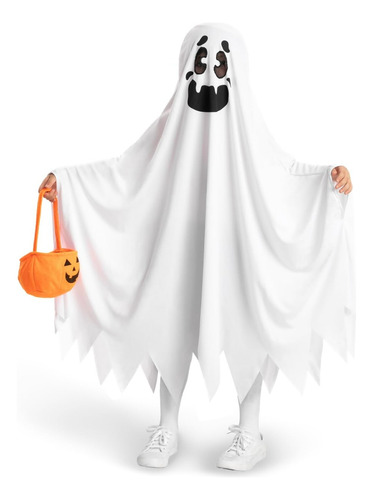 Disfraz De Fantasma Con Calabaza Halloween Teletiendauy