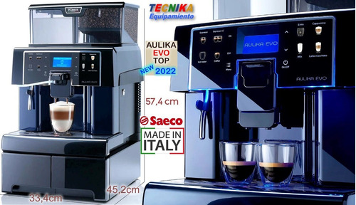 Cafetera Express Automatica Saeco Aulika Top Ri Profesional, Capuchinos, C/ Molinillo De Café En Granos