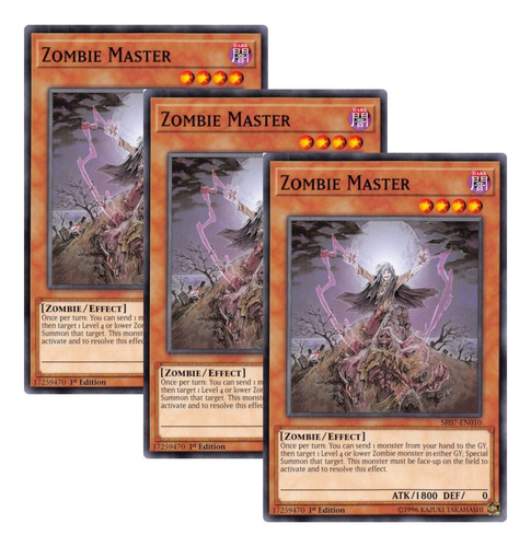 Yugioh! X3 Zombie Master (común) Tercia Zombie Master Inglés (Usado)
