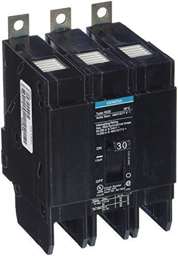 Siemens Bqd330 30-amp Tres Polos 480y-277v Ac 14kaic Bolt En