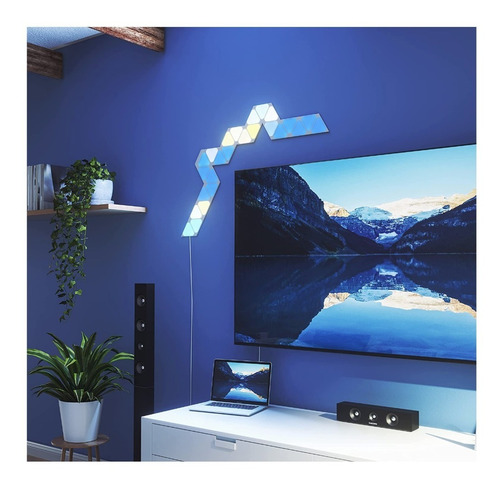 Imagen 5 de 5 de Pack 5 Luces Inteligentes Triangular - Nanoleaf