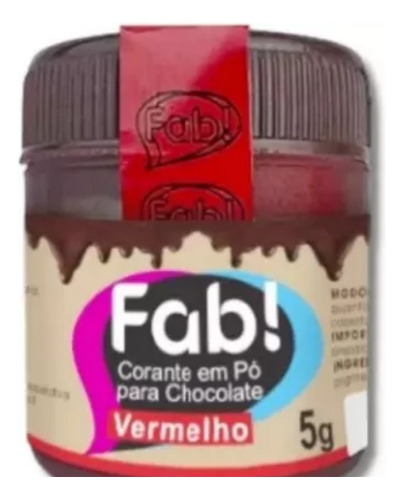 Colorante  Fab Para Chocolate - Rojo          (1333)