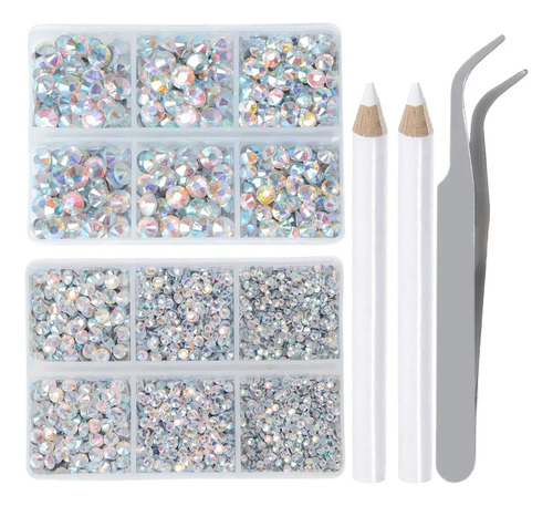 6616 Kit De Bisuteria Cristal Pedreria Para Ropa Uñas Zynlora®