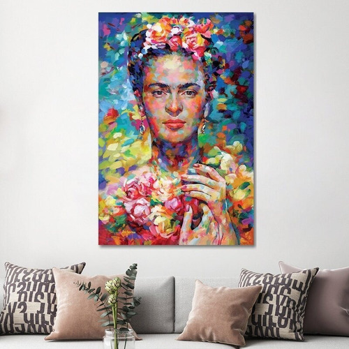 Imagen 1 de 10 de  Cuadros-frida Kahlo 3 ,decorativo,95x60cm-16k Resolución